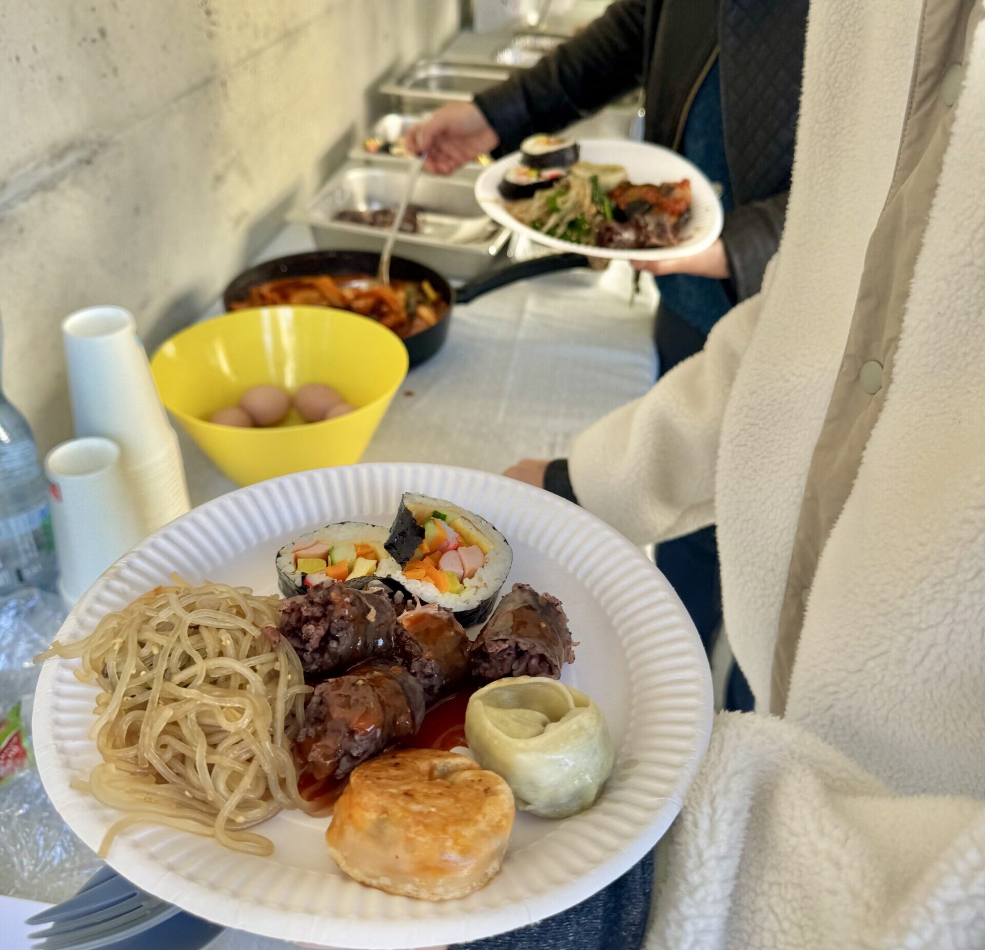 Conversations continued where they left off — this time over shared plates and new tastes.